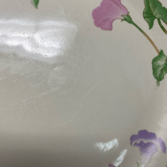 Vintage Set of 2 Sango Primavera Stoneware Dinner Plates # 8495 - Picture 6 of 7